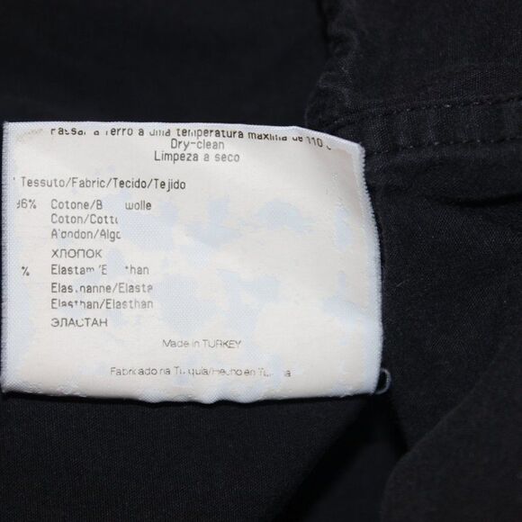 Versus Versace VINTAGE Black Long Sleeve Button-Down Shirt Men's Size 40 - Picture 9 of 10